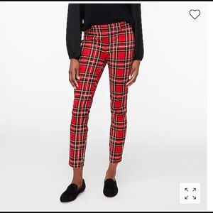Jcrew Tartan Winnie Plaid Pants